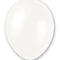 White Pearlised Latex Balloons - 12'' - Pack of 8