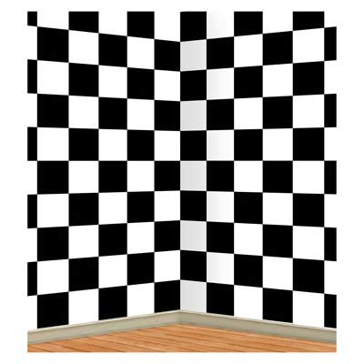 Checkered Backdrop - 121cm x 9.1m