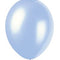 Sky Blue Pearlised Latex Balloons - 12'' - Pack of 8