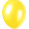 Yellow Pearlised Latex Balloons - 12'' - Pack of 8