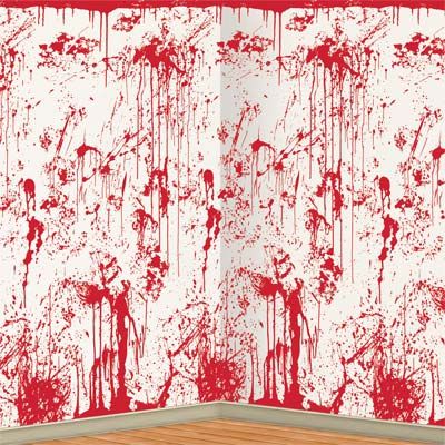 Bloody Wall Backdrop - 4' x 30'