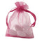 Organza Hot Pink Bags - Pack of 10