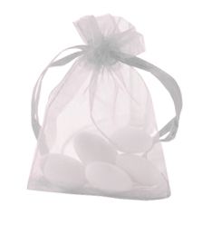 Organza White Bags - Pack of 10