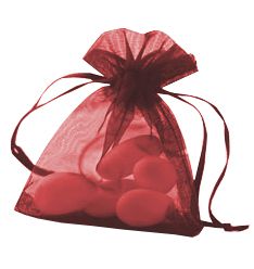 Red Organza Bags - Pack of 10