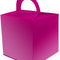 Hot Pink Favour Box - 6.5cm - Each