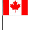 Canadian Cloth Table Flag - 4