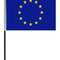 European Cloth Table Flag - 4