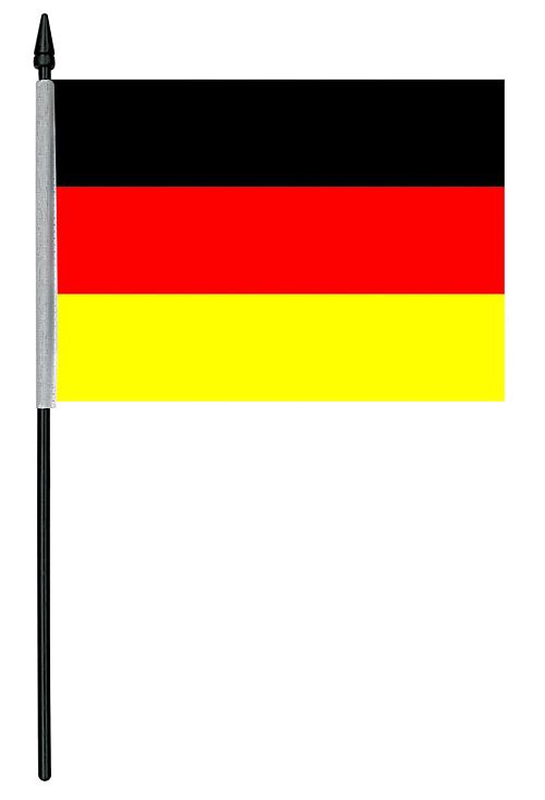 German Cloth Table Flag - 4" x 6"