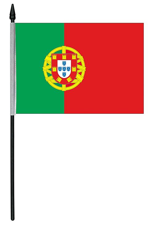 Portuguese Cloth Table Flag - 4" x 6"