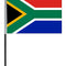 South African Cloth Table Flag - 4