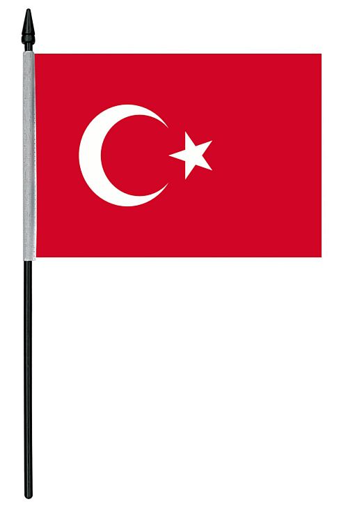 Turkish Cloth Table Flag - 4" x 6"