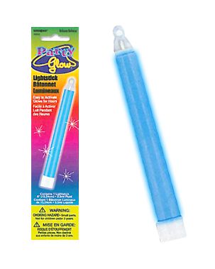 Glow Stick Blue- Each- 15.2cm