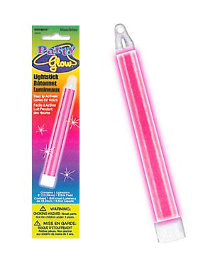 Glow Stick Pink- Each- 15.2cm