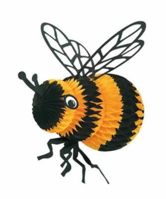 Bumble Bee - tissue and card - 18" (46cm)