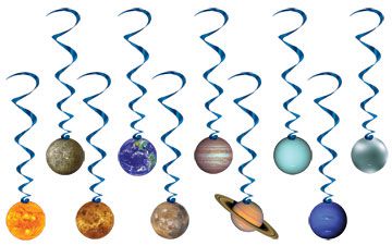 Solar System Whirls - 1.02m - Pack of 10