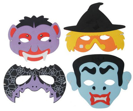 Assorted Halloween Foam Masks - Each