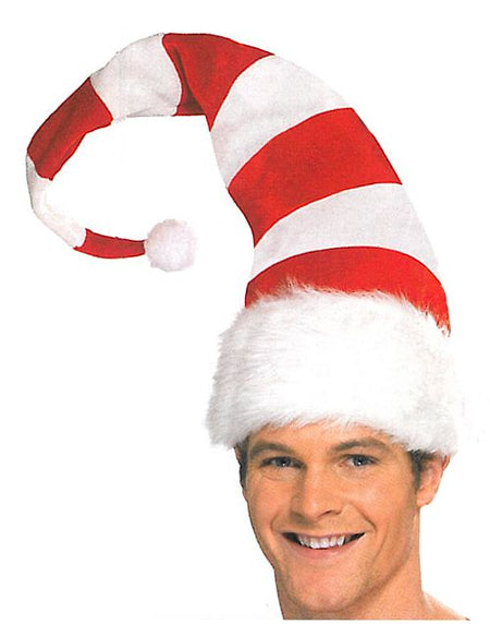 Tall Stripey Santa Hat