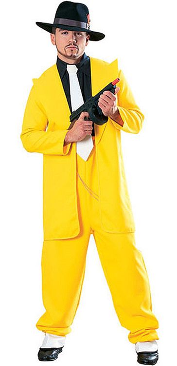 Gangster in Yellow Suit Lifesize Cardboard Cutout - 1.8m