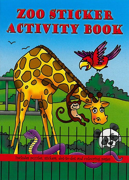 Zoo Sticker Activity Book - 36 Page
