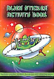 Alien Sticker Activity Book - 36 Pages