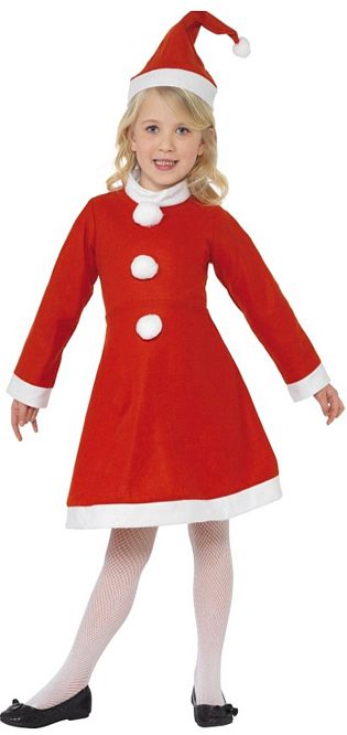 Value Santa Girl Costume