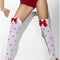 Red Heart Hold Up Stockings