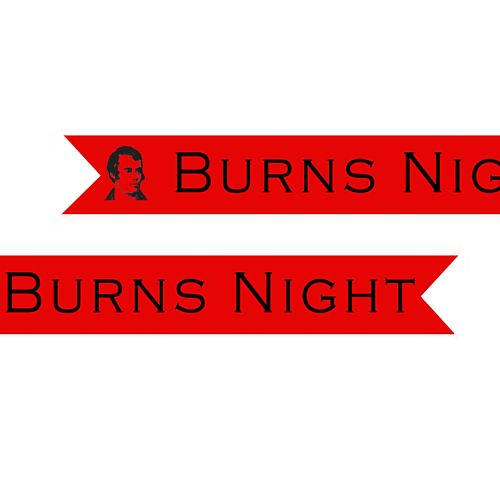 Burns Night Ribbon - 25mm - Per Metre