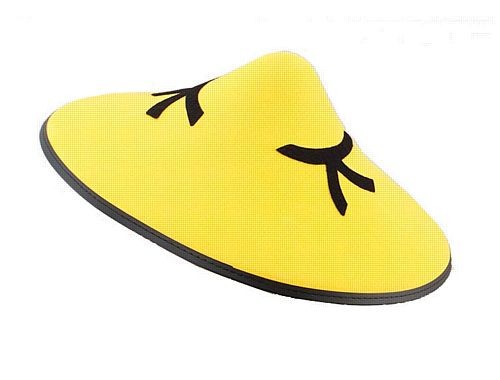 Yellow Chinese Conical Hat