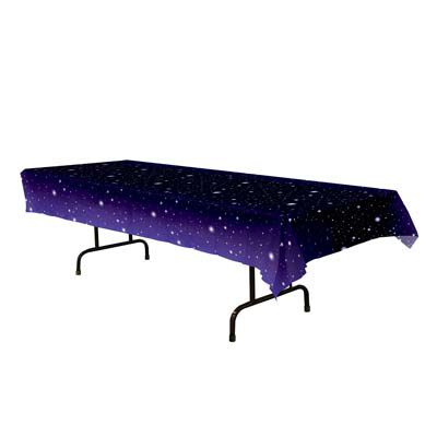 Starry Night Plastic Tablecloth - 2.74m