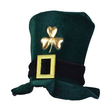 Irish Hat- Green Velvet