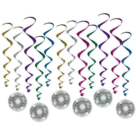 Disco Ball Whirls - 1.02m - Pack of 5