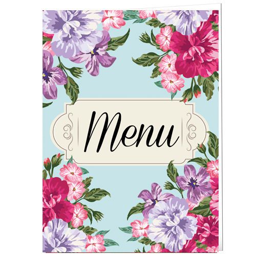 Mother's Day Menu Card - Pack of 16