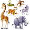Jungle Animal Props - 1.6m - Pack of 6