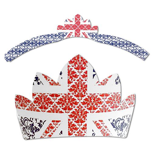 British Union Jack Tiara - Each