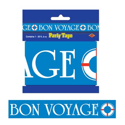 Bon Voyage Party Tape - 6.1m