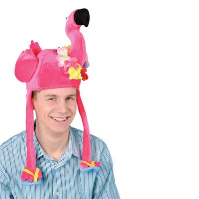 Plush Flamingo Hat