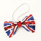 British Union Jack Sequin Bow Tie