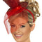 Red Fever Mini Top Hat on Headband