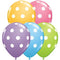 Polka Dots Assorted Pastel Colour Balloons - 11