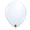 Pearl White Plain Colour Mini Latex Balloons - 5