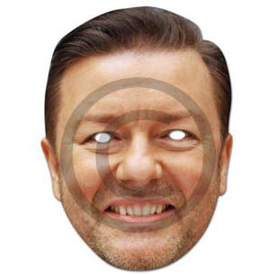 Ricky Gervais Card Mask