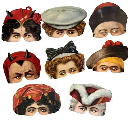 Madame Tussauds Mask Assortment - Pack of 8