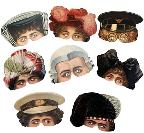 V & A Museum Mask Assortment - Pack of 8