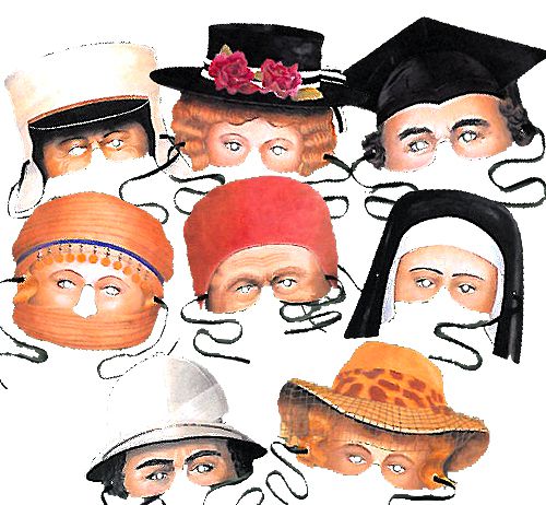 Party Pairs Mask Assortment - Pack of 8