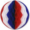 Red, White & Blue Tissue Ball - 12