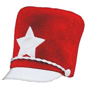 Majorette Hat - Red - Each