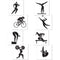 Summer Olympics Cutout Decorations - 8 Sports - 40.6cm