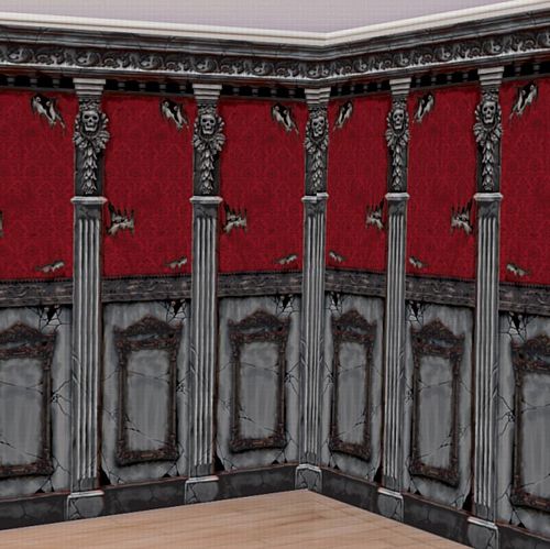 Gothic Mansion Room Rolls - 2.4m - Pack of 2