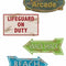 Beach Sign Cutouts - 14