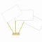 White Paper Paper Table Flags - 15cm on 30cm Pole - Each